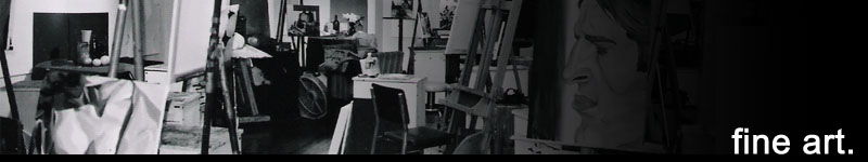 fine art: senior studio in the armory at virginia tech, 2003