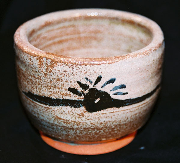 Blue Sun Ceramic Bowl