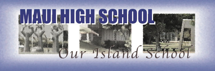 Original Maui High School website Banner