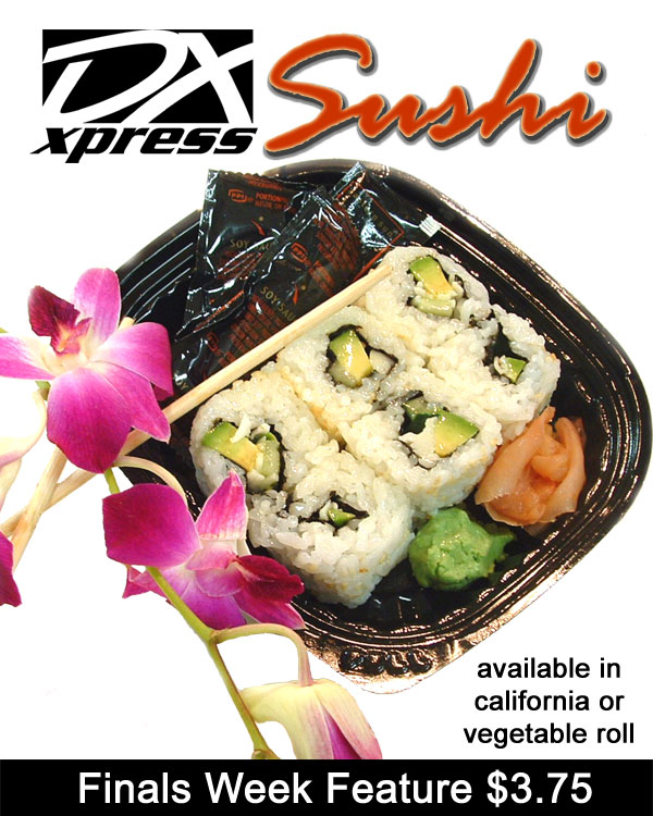 DXpress Sushi Promotion