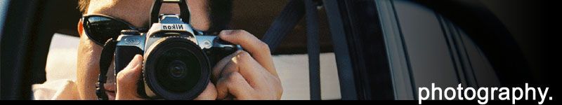 photography: self portrait, my very own nikon slr camera